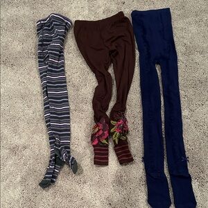 LOT OF 3 TIGHTS 7-10